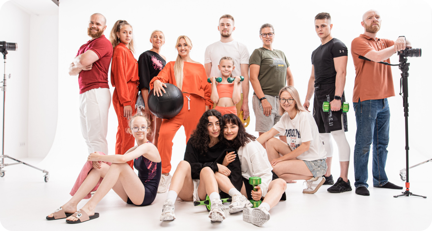 Семья в фитнес-клубе GW Fitness Купчино на Будапештской 76